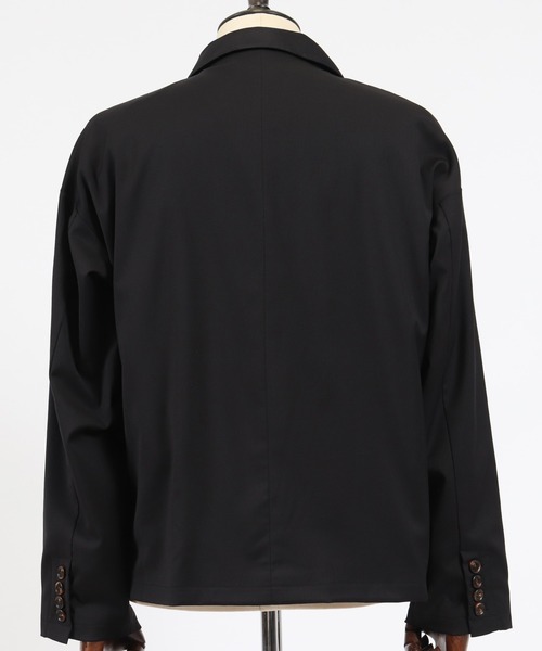 CAMBIO(カンビオ)の「mj7053-TRダブルテーラードジャケット(テーラードジャケット・メンズ・ブラック/ネイビー・M/L)」の3枚目の写真