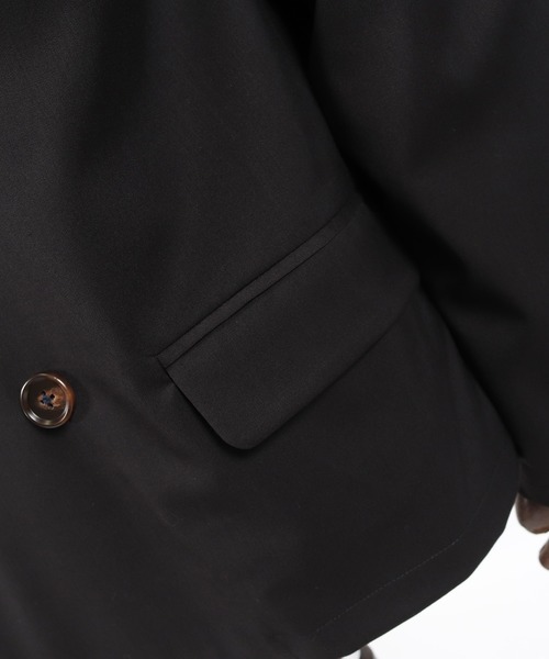 CAMBIO(カンビオ)の「mj7053-TRダブルテーラードジャケット(テーラードジャケット・メンズ・ブラック/ネイビー・M/L)」の7枚目の写真
