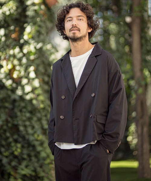 CAMBIO(カンビオ)の「mj7053-TRダブルテーラードジャケット(テーラードジャケット・メンズ・ブラック/ネイビー・M/L)」の16枚目の写真