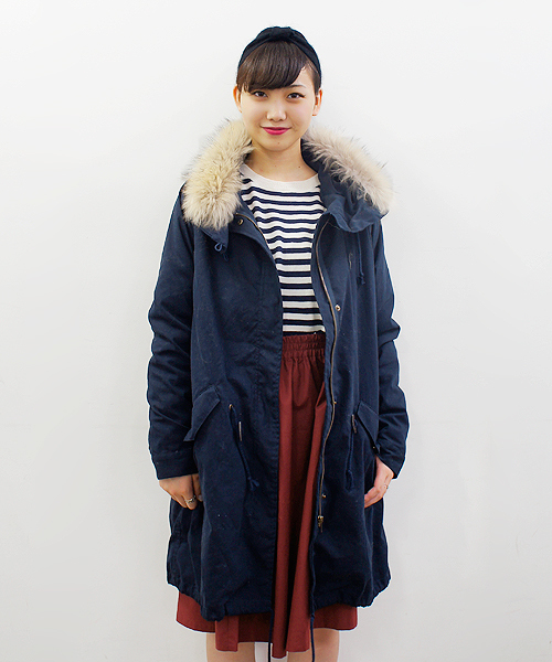 CIAOPANIC（チャオパニック）の「【SPECIAL WORKS&STYLES】ライナー付きモッズコート（モッズコート・レディース・オリーブ/ネイビー・FREE）」の2枚目の写真