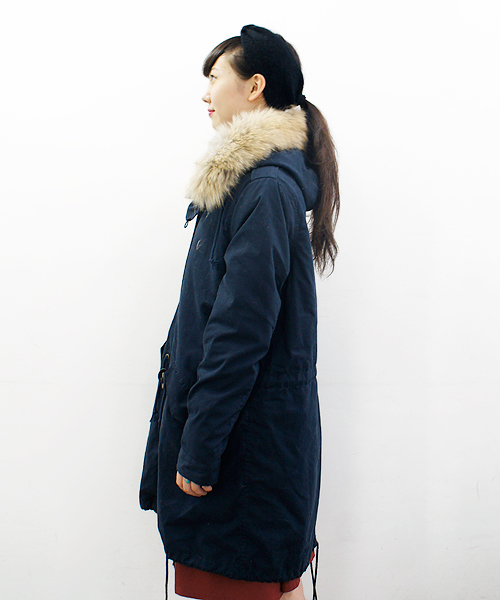 CIAOPANIC（チャオパニック）の「【SPECIAL WORKS&STYLES】ライナー付きモッズコート（モッズコート・レディース・オリーブ/ネイビー・FREE）」の15枚目の写真