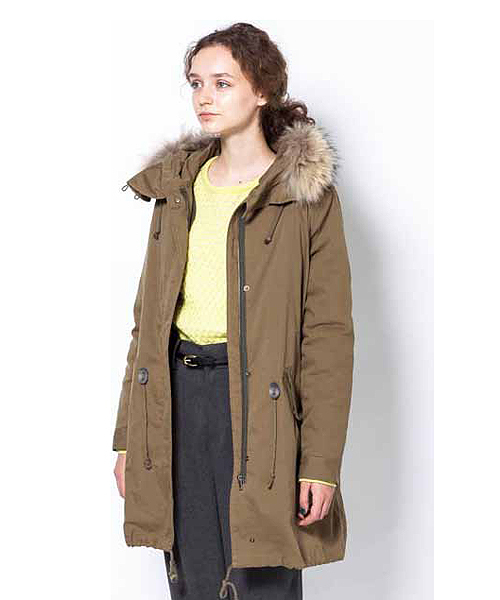 CIAOPANIC（チャオパニック）の「【SPECIAL WORKS&STYLES】ライナー付きモッズコート（モッズコート・レディース・オリーブ/ネイビー・FREE）」の19枚目の写真