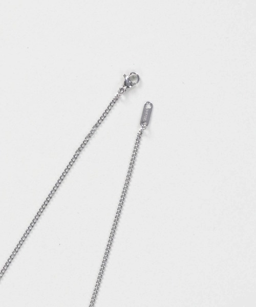 SPINNS（スピンズ）の「シンプルトップチェーンネックレス（ネックレス・メンズ・シルバー/C/D/B/A・ONESIZE）」の6枚目の写真