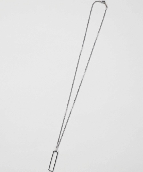 SPINNS（スピンズ）の「シンプルトップチェーンネックレス（ネックレス・メンズ・シルバー/C/D/B/A・ONESIZE）」の11枚目の写真