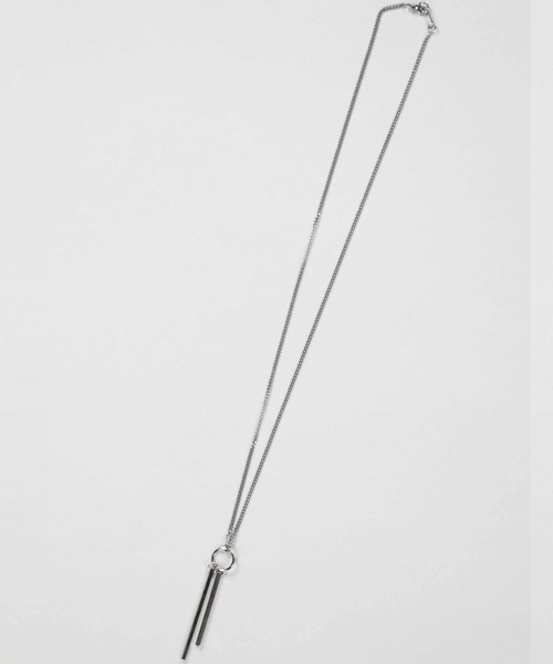 SPINNS（スピンズ）の「シンプルトップチェーンネックレス（ネックレス・メンズ・シルバー/C/D/B/A・ONESIZE）」の8枚目の写真