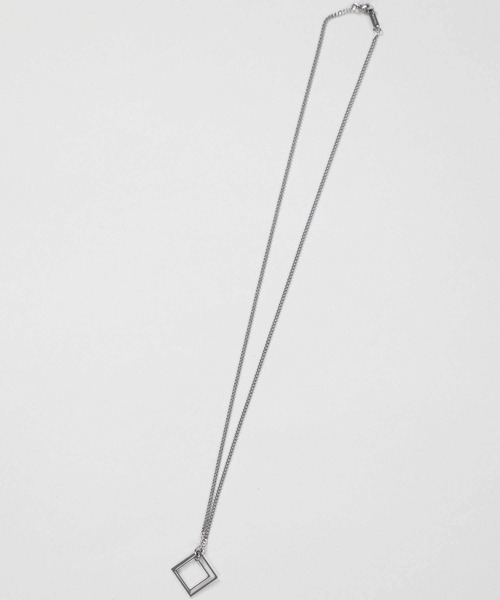 SPINNS（スピンズ）の「シンプルトップチェーンネックレス（ネックレス・メンズ・シルバー/C/D/B/A・ONESIZE）」の10枚目の写真