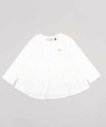 D.fesense | 【D.fesense /ディーフェセンス】裾フリルワッフルトップス(Tシャツ/カットソー)