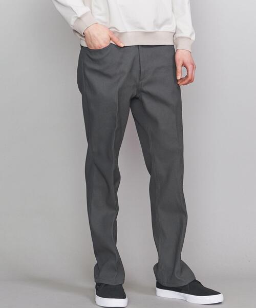 BEAUTY&YOUTH UNITED ARROWS(ビューティーアンドユースユナイテッドアローズ)の「BY POLY ツイル 5P スプレッド パンツ(その他パンツ・メンズ・ブラック/ベージュ/ダークグリーン・MEDIUM/SMALL/X-LARGE/LARGE)」の1枚目の写真