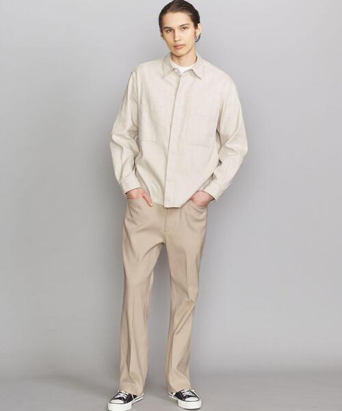 BEAUTY&YOUTH UNITED ARROWS(ビューティーアンドユースユナイテッドアローズ)の「BY POLY ツイル 5P スプレッド パンツ(その他パンツ・メンズ・ブラック/ベージュ/ダークグリーン・MEDIUM/SMALL/X-LARGE/LARGE)」の15枚目の写真