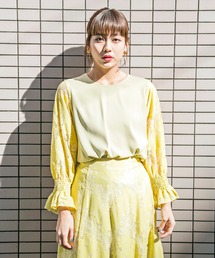 【WEB限定STYLE4】アンニュイレースブラウス