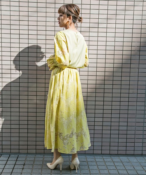 MILLION CARATS(ミリオンカラッツ)の「【WEB限定STYLE4】アンニュイレースブラウス(シャツ/ブラウス・レディース・イエロー/オフホワイト・FREE)」の21枚目の写真