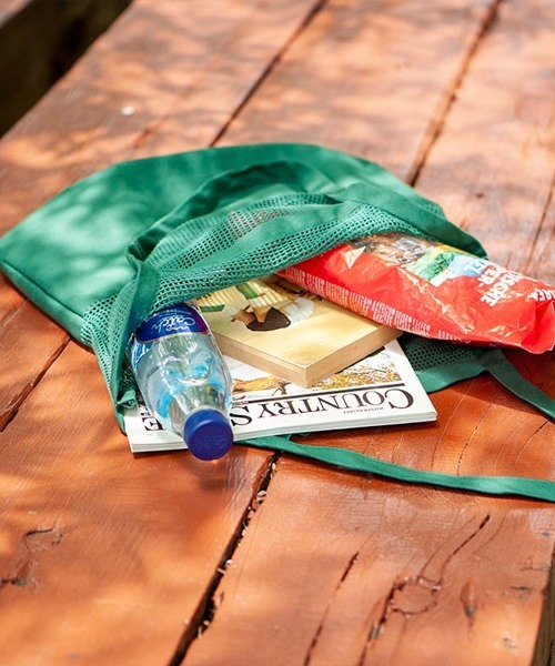 DULTON（ダルトン）の「COTTON HALF MESH BAG L/コットン ハーフ メッシュ バッグ L（トートバッグ・メンズ・ナチュラル/グリーン/グレー/イエロー・FREE）」の19枚目の写真