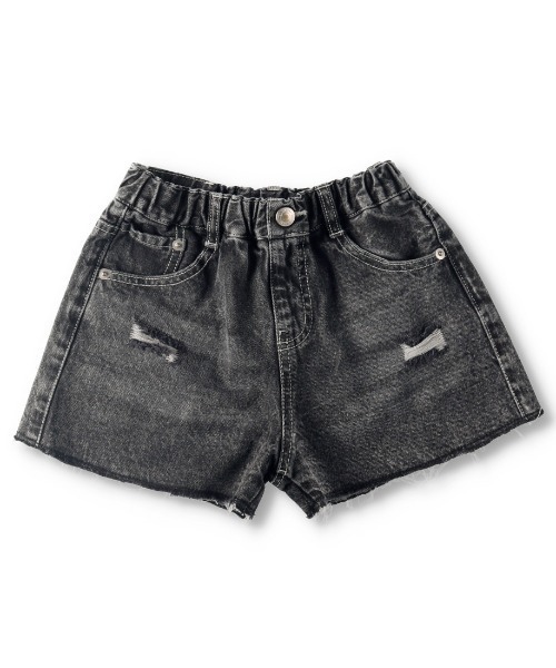 RADCHAP（ラッドチャップ）の「クラッシュデニムショートパンツ（デニムパンツ・キッズ・グレー/サックスブルー・90cm/110cm/100cm/120cm/130cm/150cm/140cm）」の10枚目の写真