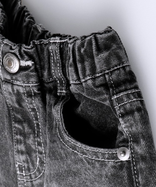 RADCHAP（ラッドチャップ）の「クラッシュデニムショートパンツ（デニムパンツ・キッズ・グレー/サックスブルー・90cm/110cm/100cm/120cm/130cm/150cm/140cm）」の21枚目の写真