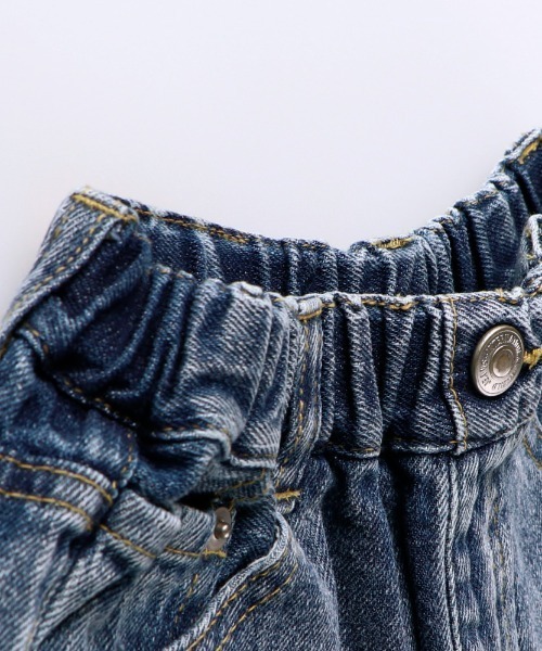 RADCHAP（ラッドチャップ）の「クラッシュデニムショートパンツ（デニムパンツ・キッズ・グレー/サックスブルー・90cm/110cm/100cm/120cm/130cm/150cm/140cm）」の9枚目の写真