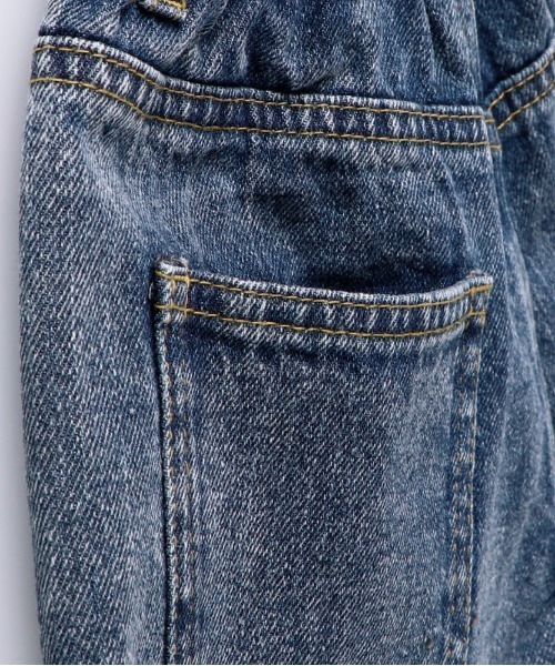 RADCHAP（ラッドチャップ）の「クラッシュデニムショートパンツ（デニムパンツ・キッズ・グレー/サックスブルー・90cm/110cm/100cm/120cm/130cm/150cm/140cm）」の17枚目の写真