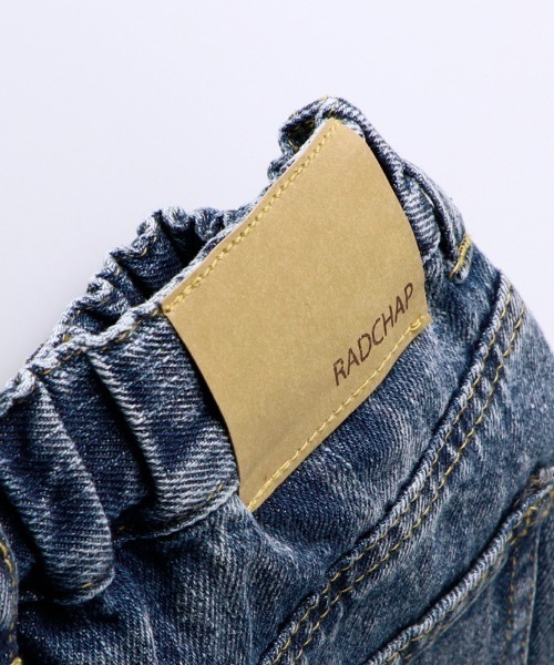 RADCHAP（ラッドチャップ）の「クラッシュデニムショートパンツ（デニムパンツ・キッズ・グレー/サックスブルー・90cm/110cm/100cm/120cm/130cm/150cm/140cm）」の20枚目の写真