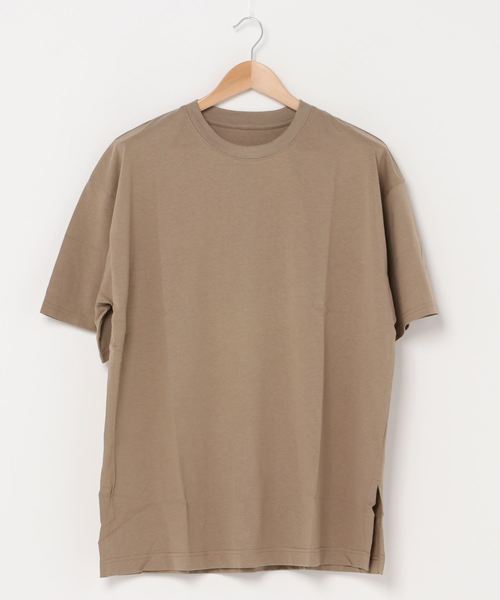Culture Medium（カルチャーミディアム）の「オーガニックコットンビッグTシャツ（Tシャツ/カットソー・レディース・ブラック/ブラウン/ホワイト/ベージュ・FREE）」の4枚目の写真
