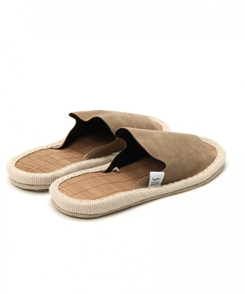 BAYFLOW（ベイフロー）の「BFバンブールームシューズ（ルームシューズ/スリッパ・レディース・ベージュ/ブルー・MEDIUM/LARGE）」の7枚目の写真