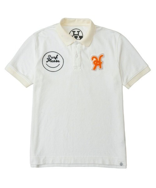 HORN GARMENT(ホーンガーメント)の「Icon Polo | MEN(ポロシャツ・メンズ・ホワイト/レッド/ブルー/ネイビー/オフホワイト・LARGE/X-LARGE/MEDIUM)」の2枚目の写真