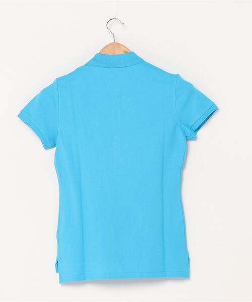 POLO RALPH LAUREN(ポロ ラルフ ローレン)の「スリム フィット ストレッチ ポロシャツ(ポロシャツ・レディース・ブルー・SMALL/MEDIUM/LARGE/X-LARGE/X-SMALL)」の7枚目の写真