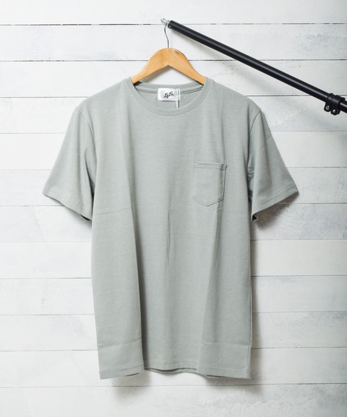 B.I.D.（ビーアイディー）の「《ソリッドカラー》半袖ポケット付きクルーネックTシャツ（Tシャツ/カットソー・レディース・ホワイト/ブラック/ネイビー/グレー/カーキ/ピンク/イエロー系その他/ピンク系その他・MEDIUM/LARGE/X-LARGE）」の14枚目の写真