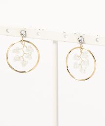 U.Q | ワイヤーアートリングピアス(ピアス（両耳用）)