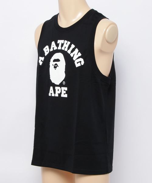 A BATHING APE（アベイシングエイプ）の「COLLEGE TANK TOP M