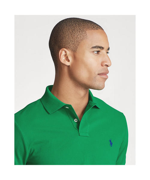 POLO RALPH LAUREN(ポロ ラルフ ローレン)の「アイコニック メッシュ ポロシャツ(ポロシャツ・メンズ・グリーン・SMALL/X-LARGE/X-SMALL/XX-LARGE/LARGE/MEDIUM)」の5枚目の写真