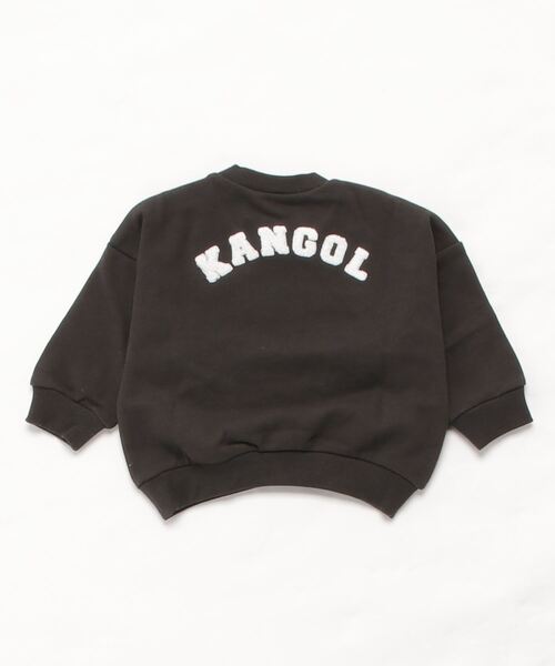 KANGOL(カンゴール)の「KANGOL/カンゴール サガラ刺しゅう裏毛トレーナー(スウェット・キッズ・オフホワイト/ピンク/モカ/チャコールグレー・80cm/95㎝/90cm/95cm)」の5枚目の写真