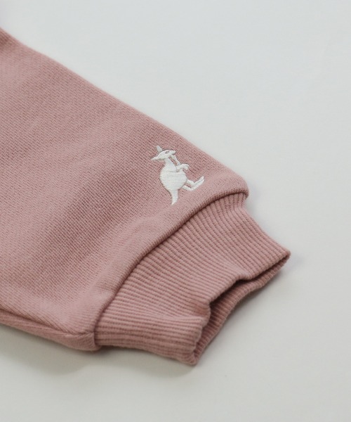 KANGOL(カンゴール)の「KANGOL/カンゴール サガラ刺しゅう裏毛トレーナー(スウェット・キッズ・オフホワイト/ピンク/モカ/チャコールグレー・80cm/95㎝/90cm/95cm)」の22枚目の写真