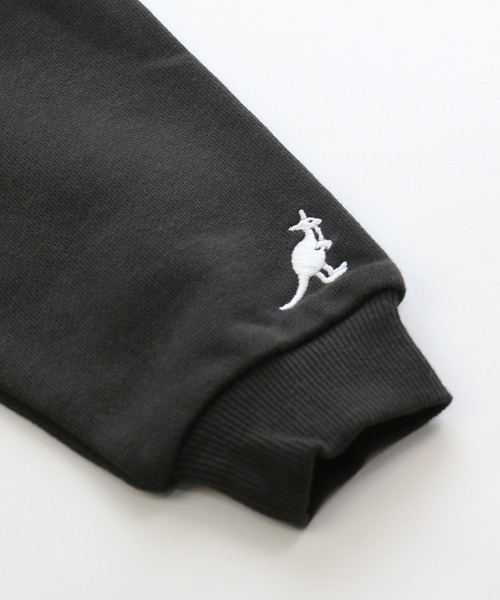 KANGOL(カンゴール)の「KANGOL/カンゴール サガラ刺しゅう裏毛トレーナー(スウェット・キッズ・オフホワイト/ピンク/モカ/チャコールグレー・80cm/95㎝/90cm/95cm)」の17枚目の写真