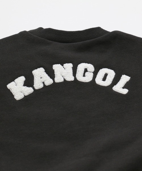 KANGOL(カンゴール)の「KANGOL/カンゴール サガラ刺しゅう裏毛トレーナー(スウェット・キッズ・オフホワイト/ピンク/モカ/チャコールグレー・80cm/95㎝/90cm/95cm)」の15枚目の写真