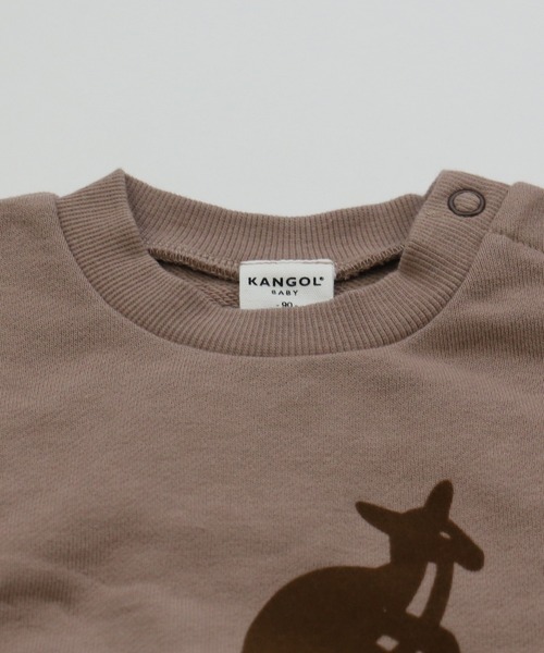 KANGOL(カンゴール)の「KANGOL/カンゴール サガラ刺しゅう裏毛トレーナー(スウェット・キッズ・オフホワイト/ピンク/モカ/チャコールグレー・80cm/95㎝/90cm/95cm)」の13枚目の写真