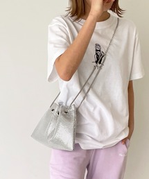 CANAL JEAN | via j(ヴィアジェイ) NEWメタル巾着バッグ(ショルダーバッグ)