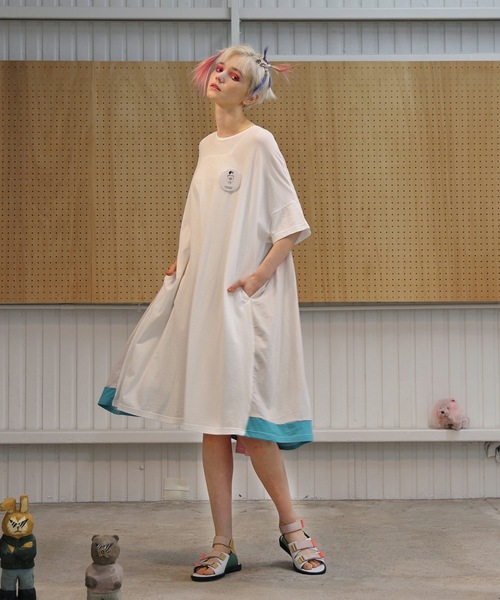 bedsidedrama/ベッドサイドドラマ/Peacock Dress tee 受注】【POINT10倍】【BEDSIDEDRAMAベッドサイドドラマ】Peacock