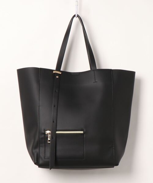 ROPE' PICNIC（ロペピクニック）の「ギボシアジャストハンドルソフトスムースA4トートバッグ（トートバッグ・レディース・グリーン系その他/ブラック/ベージュ・FREE）」の4枚目の写真