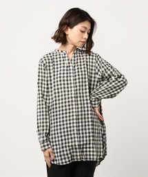 TOKYO SHIRTS（トウキョウシャツ）の「ヘンリーネック 長袖チュニック（チュニック・レディース）」