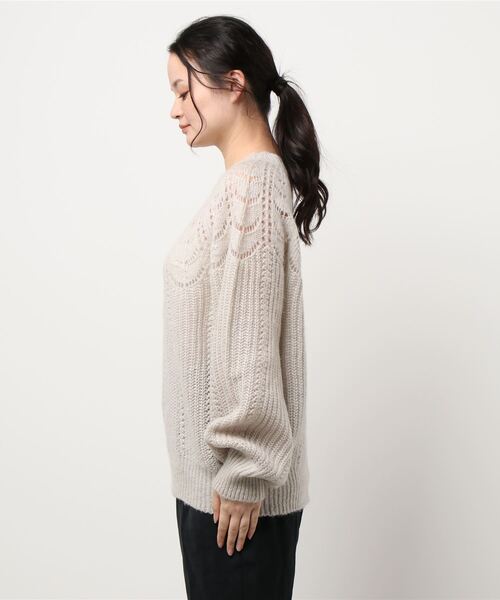 LOWRYS FARM(ローリーズファーム)の「モヘヤキュシンニットプルオーバーLS 921530(ニット/セーター・レディース・ブラック/グレー/ブルー・FREE)」の17枚目の写真