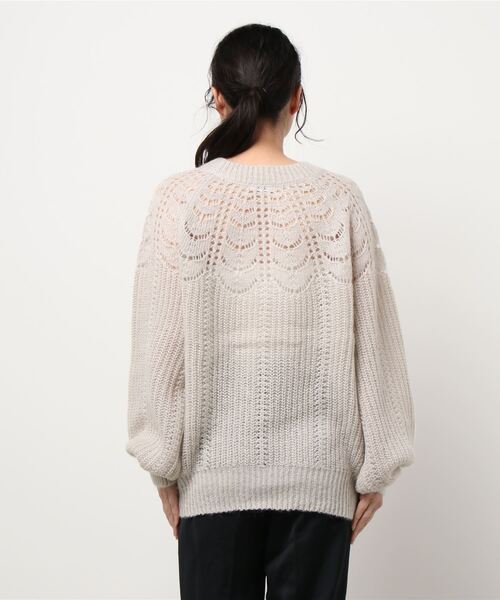 LOWRYS FARM(ローリーズファーム)の「モヘヤキュシンニットプルオーバーLS 921530(ニット/セーター・レディース・ブラック/グレー/ブルー・FREE)」の18枚目の写真