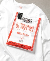 【UNIVERSAL OVERALL】WIDE HEAVY 2PACK TEE ビッグシルエットロンTEE UVOP-001