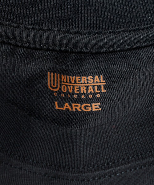 UNIVERSAL OVERALL（ユニバーサルオーバーオール）の「【UNIVERSAL OVERALL】WIDE HEAVY 2PACK TEE ビッグシルエットロンTEE UVOP-001（Tシャツ/カットソー・メンズ・ブラック/ホワイト/グレー・XL/L/M/S）」の8枚目の写真