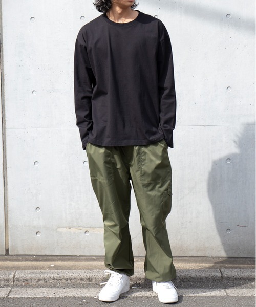 UNIVERSAL OVERALL（ユニバーサルオーバーオール）の「【UNIVERSAL OVERALL】WIDE HEAVY 2PACK TEE ビッグシルエットロンTEE UVOP-001（Tシャツ/カットソー・メンズ・ブラック/ホワイト/グレー・XL/L/M/S）」の19枚目の写真