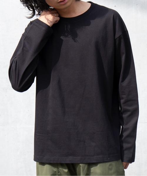 UNIVERSAL OVERALL（ユニバーサルオーバーオール）の「【UNIVERSAL OVERALL】WIDE HEAVY 2PACK TEE ビッグシルエットロンTEE UVOP-001（Tシャツ/カットソー・メンズ・ブラック/ホワイト/グレー・XL/L/M/S）」の17枚目の写真