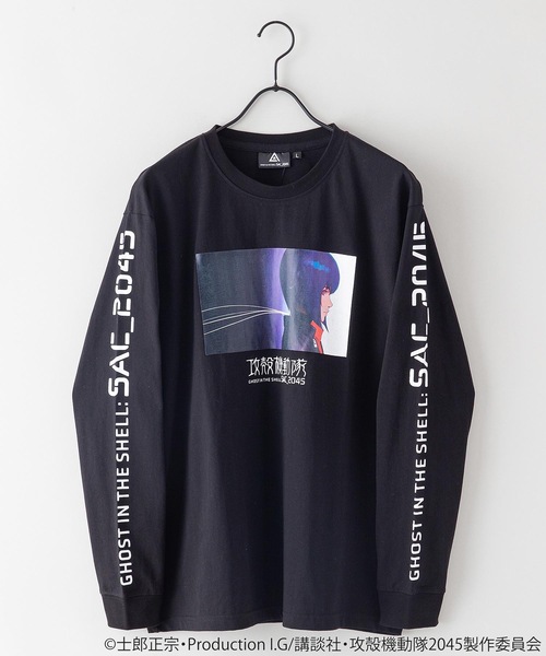 LB/S (エルビーエス)の「【完全別注!】 『攻殻機動隊 THE GHOST IN THE SHELL』 プリントロンT 袖プリント(Tシャツ/カットソー・メンズ・ブラック/ホワイト/ホワイト系その他/ブラック系その他・X-LARGE/LARGE/MEDIUM)」の4枚目の写真