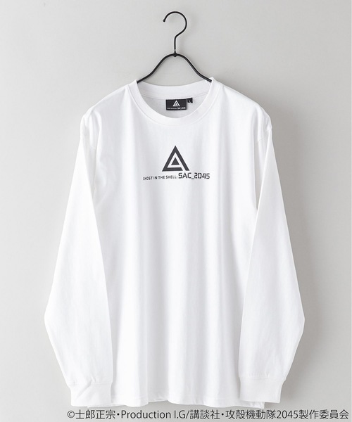LB/S (エルビーエス)の「【完全別注!】 『攻殻機動隊 THE GHOST IN THE SHELL』 プリントロンT 袖プリント(Tシャツ/カットソー・メンズ・ブラック/ホワイト/ホワイト系その他/ブラック系その他・X-LARGE/LARGE/MEDIUM)」の2枚目の写真