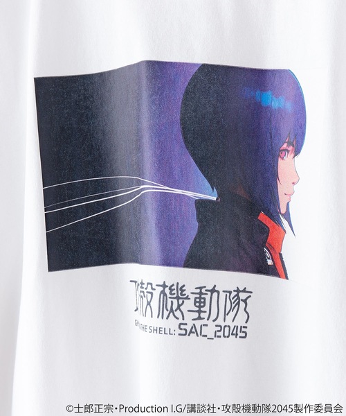 LB/S (エルビーエス)の「【完全別注!】 『攻殻機動隊 THE GHOST IN THE SHELL』 プリントロンT 袖プリント(Tシャツ/カットソー・メンズ・ブラック/ホワイト/ホワイト系その他/ブラック系その他・X-LARGE/LARGE/MEDIUM)」の11枚目の写真