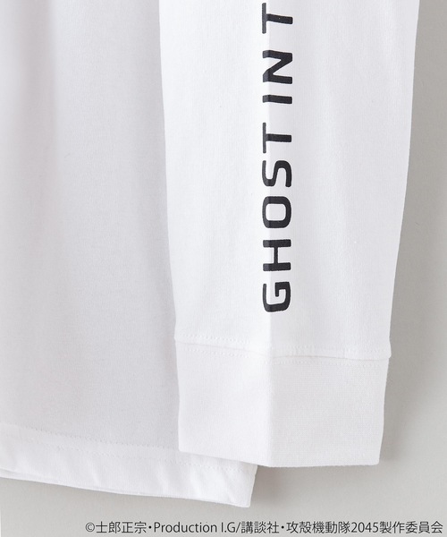 LB/S (エルビーエス)の「【完全別注!】 『攻殻機動隊 THE GHOST IN THE SHELL』 プリントロンT 袖プリント(Tシャツ/カットソー・メンズ・ブラック/ホワイト/ホワイト系その他/ブラック系その他・X-LARGE/LARGE/MEDIUM)」の12枚目の写真