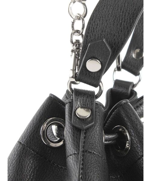 jouetie（ジュエティ）の「ライダースバケットBAG（ショルダーバッグ・レディース・ブラック・FREE）」の6枚目の写真
