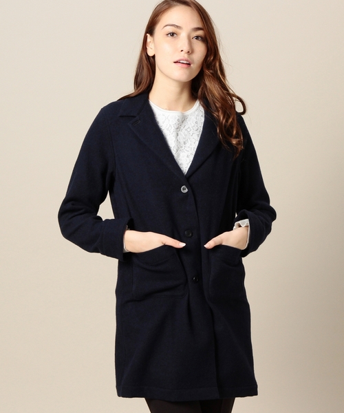 BEAUTY&YOUTH UNITED ARROWS（ビューティーアンドユースユナイテッドアローズ）の「BYBC シングルコート ◆（その他アウター・レディース・ダークグレー/ネイビー・フリー）」の2枚目の写真